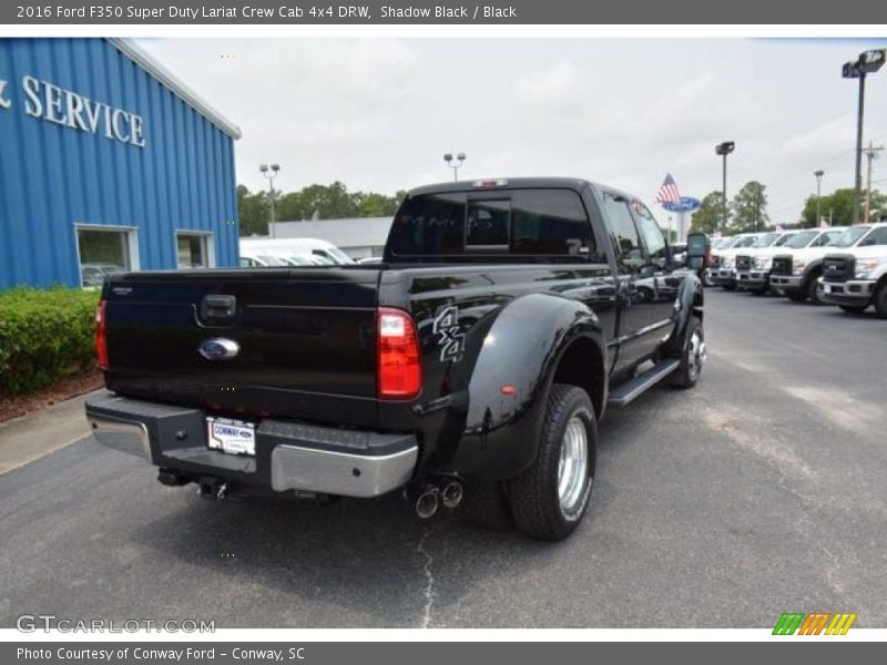 Shadow Black / Black 2016 Ford F350 Super Duty Lariat Crew Cab 4x4 DRW