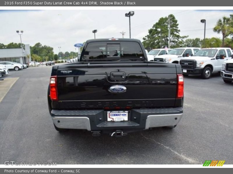 Shadow Black / Black 2016 Ford F350 Super Duty Lariat Crew Cab 4x4 DRW