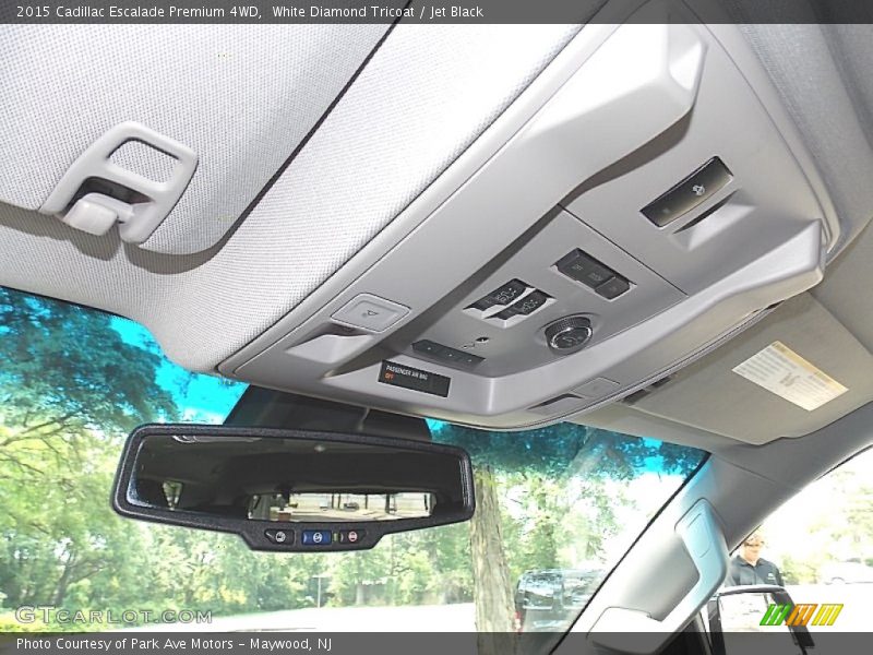 White Diamond Tricoat / Jet Black 2015 Cadillac Escalade Premium 4WD