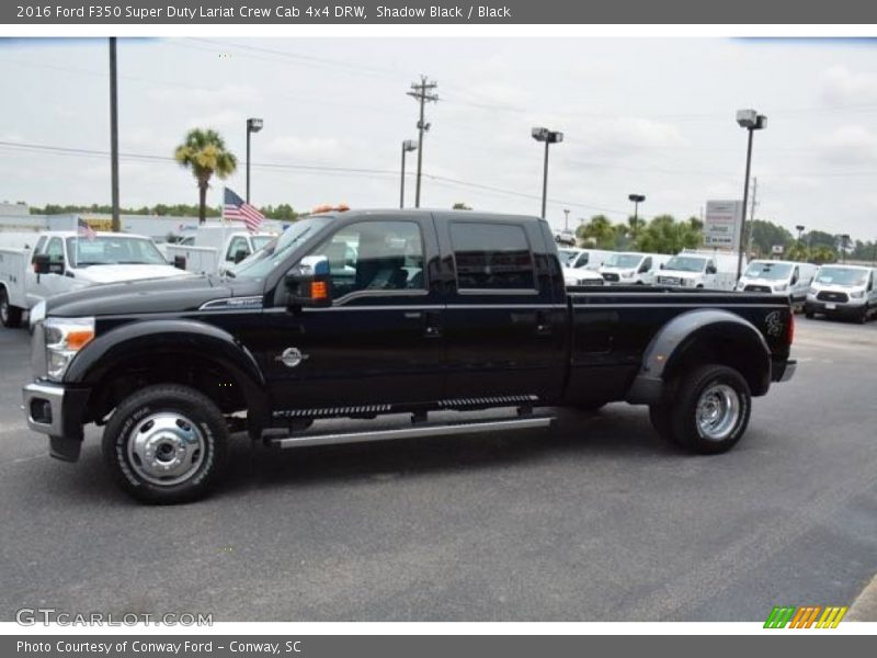 Shadow Black / Black 2016 Ford F350 Super Duty Lariat Crew Cab 4x4 DRW