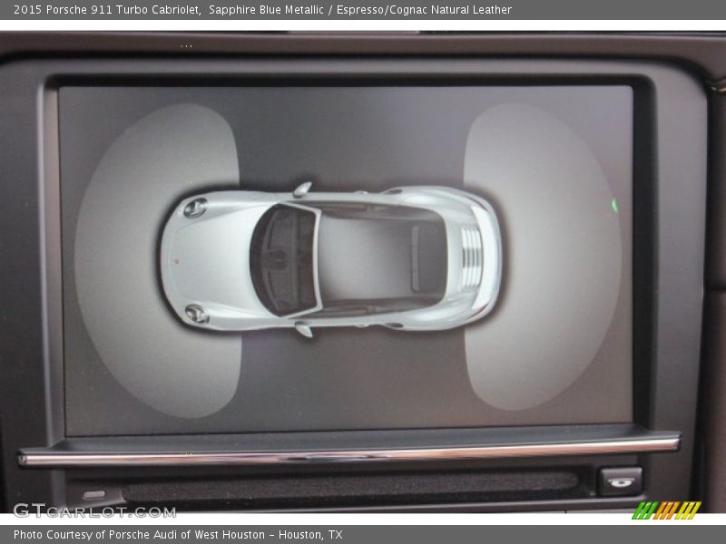 Sapphire Blue Metallic / Espresso/Cognac Natural Leather 2015 Porsche 911 Turbo Cabriolet