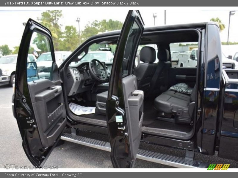 Shadow Black / Black 2016 Ford F350 Super Duty Lariat Crew Cab 4x4 DRW