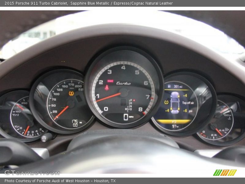  2015 911 Turbo Cabriolet Turbo Cabriolet Gauges