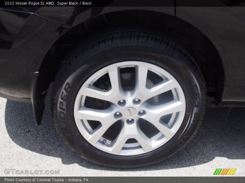 Super Black / Black 2013 Nissan Rogue SL AWD