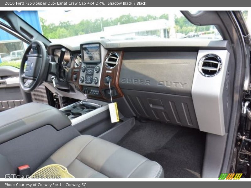 Shadow Black / Black 2016 Ford F350 Super Duty Lariat Crew Cab 4x4 DRW