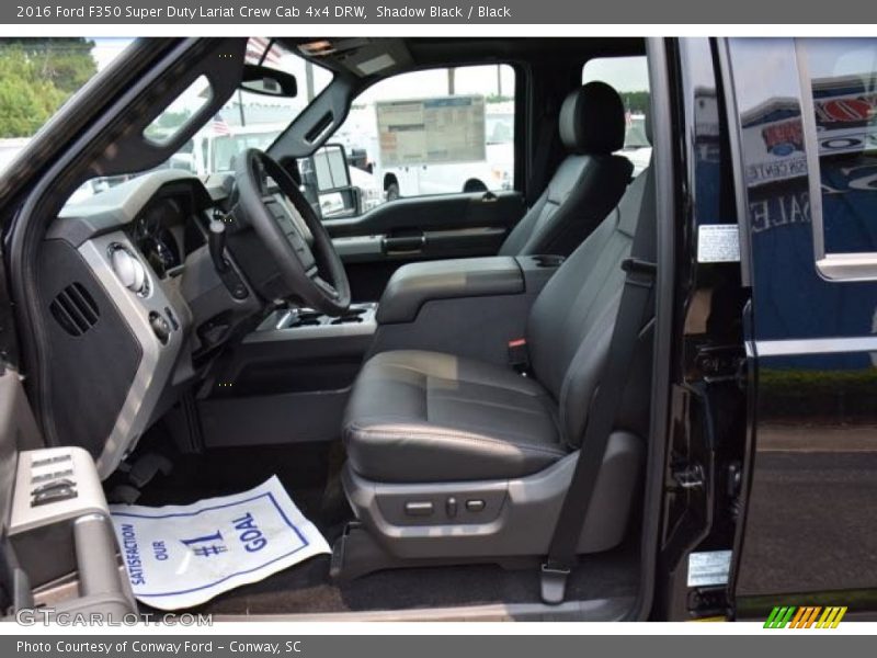 Shadow Black / Black 2016 Ford F350 Super Duty Lariat Crew Cab 4x4 DRW