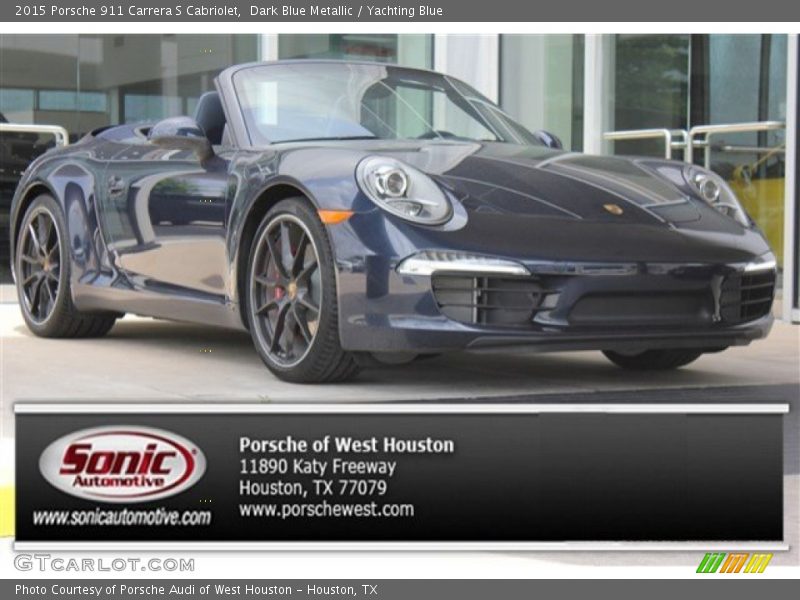 Dark Blue Metallic / Yachting Blue 2015 Porsche 911 Carrera S Cabriolet