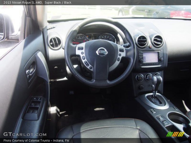 Super Black / Black 2013 Nissan Rogue SL AWD