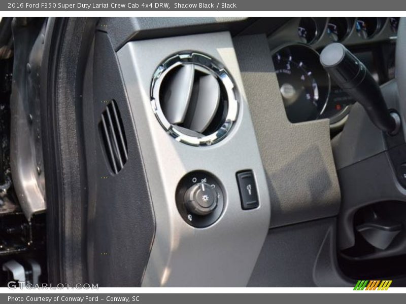 Shadow Black / Black 2016 Ford F350 Super Duty Lariat Crew Cab 4x4 DRW