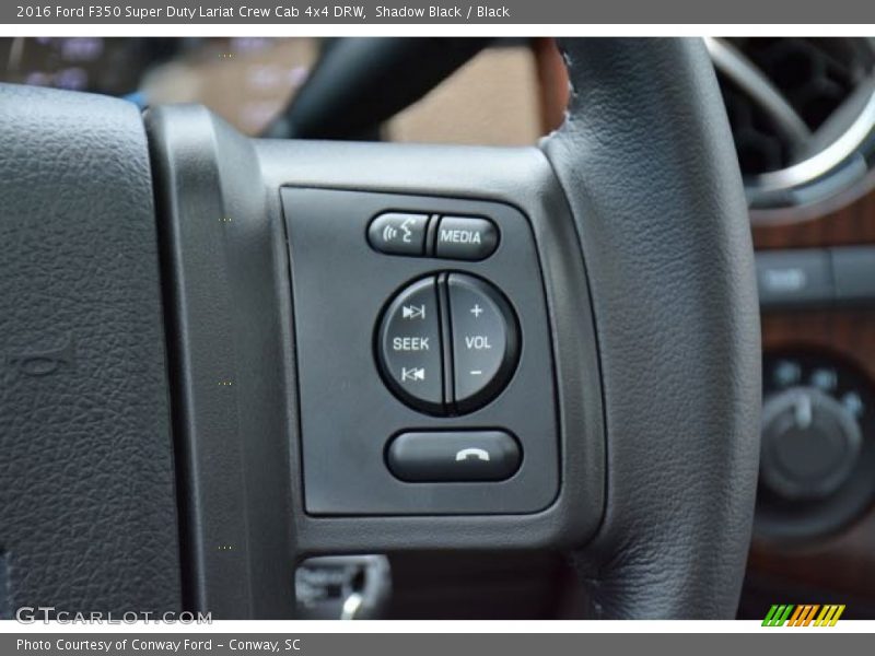 Shadow Black / Black 2016 Ford F350 Super Duty Lariat Crew Cab 4x4 DRW