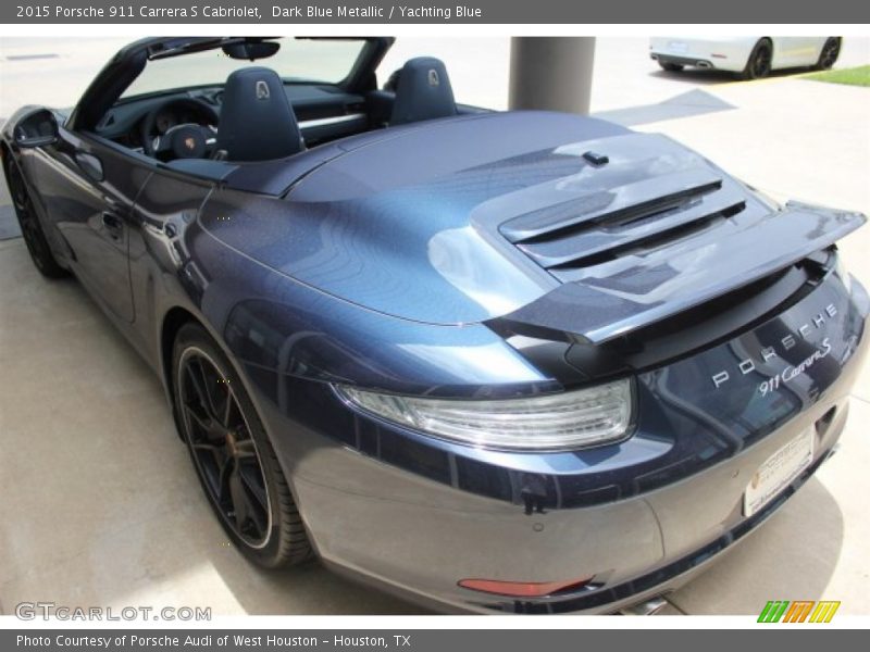 Dark Blue Metallic / Yachting Blue 2015 Porsche 911 Carrera S Cabriolet