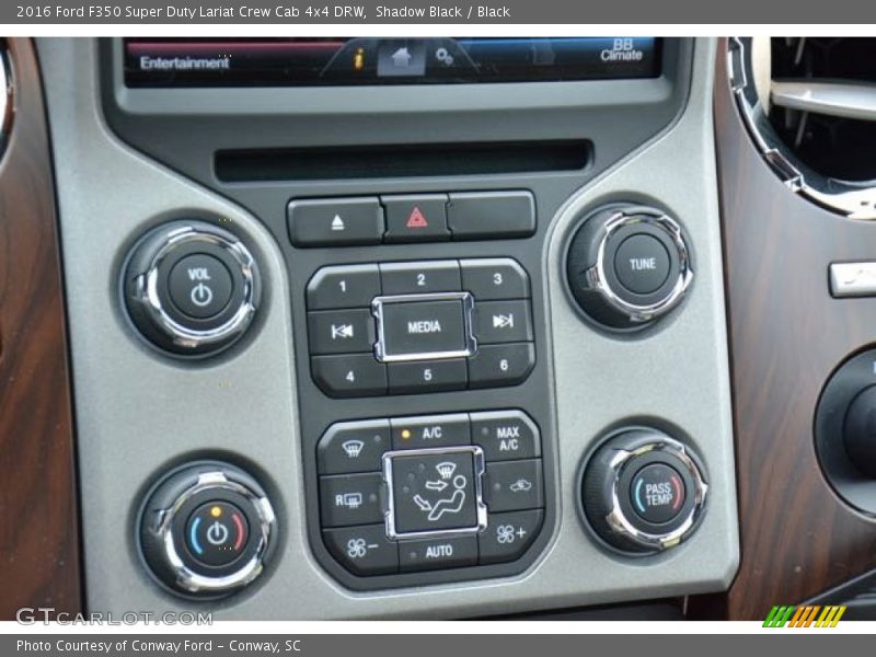 Shadow Black / Black 2016 Ford F350 Super Duty Lariat Crew Cab 4x4 DRW