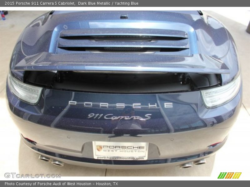 Dark Blue Metallic / Yachting Blue 2015 Porsche 911 Carrera S Cabriolet