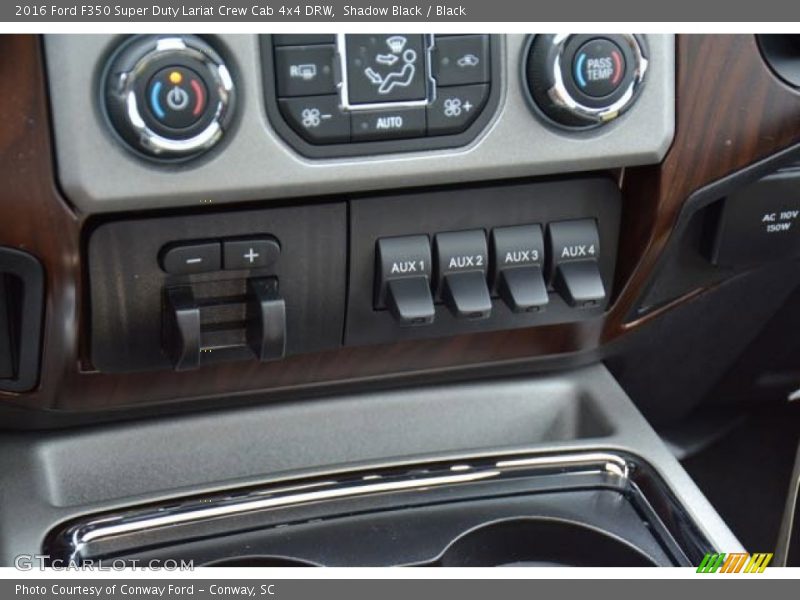 Shadow Black / Black 2016 Ford F350 Super Duty Lariat Crew Cab 4x4 DRW