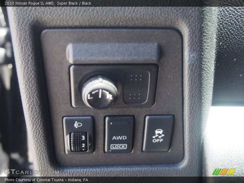 Super Black / Black 2013 Nissan Rogue SL AWD