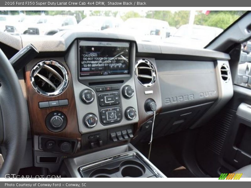 Shadow Black / Black 2016 Ford F350 Super Duty Lariat Crew Cab 4x4 DRW