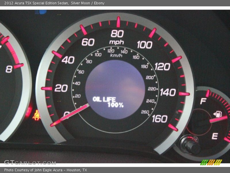 Silver Moon / Ebony 2012 Acura TSX Special Edition Sedan