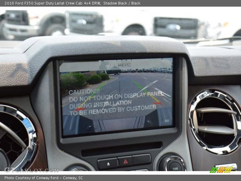 Shadow Black / Black 2016 Ford F350 Super Duty Lariat Crew Cab 4x4 DRW