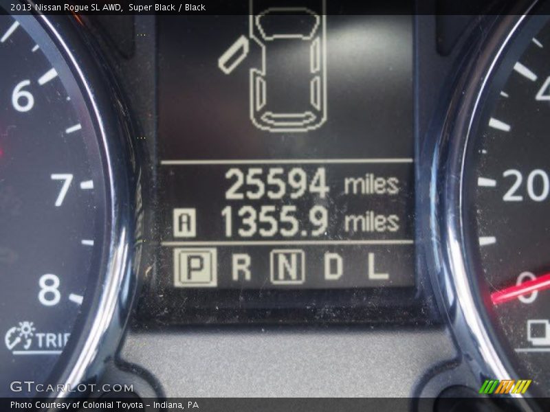 Super Black / Black 2013 Nissan Rogue SL AWD