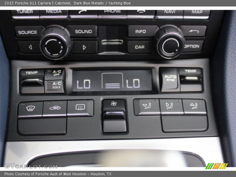 Controls of 2015 911 Carrera S Cabriolet
