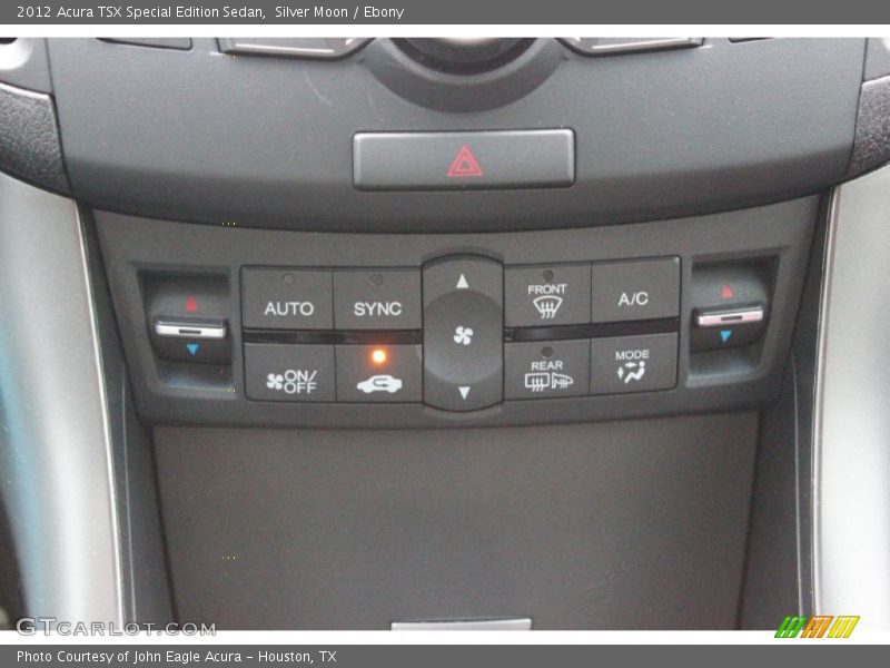 Silver Moon / Ebony 2012 Acura TSX Special Edition Sedan