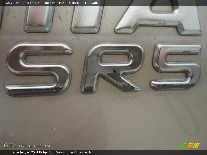 Mystic Gold Metallic / Oak 2003 Toyota Tacoma Xtracab 4x4