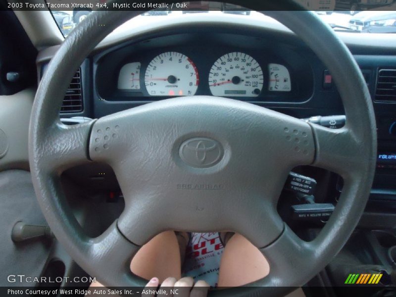 Mystic Gold Metallic / Oak 2003 Toyota Tacoma Xtracab 4x4