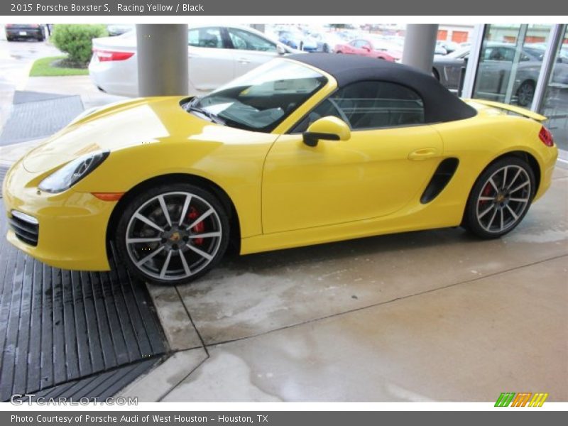 Racing Yellow / Black 2015 Porsche Boxster S