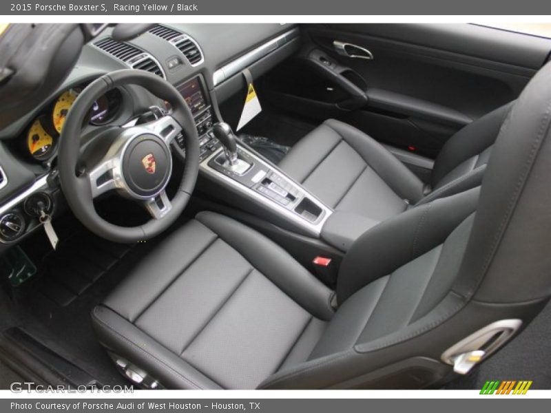  2015 Boxster S Black Interior