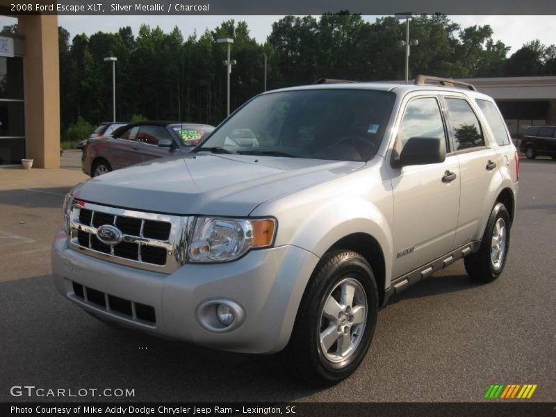 Silver Metallic / Charcoal 2008 Ford Escape XLT