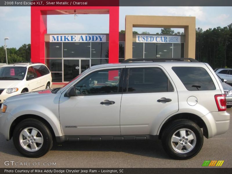 Silver Metallic / Charcoal 2008 Ford Escape XLT