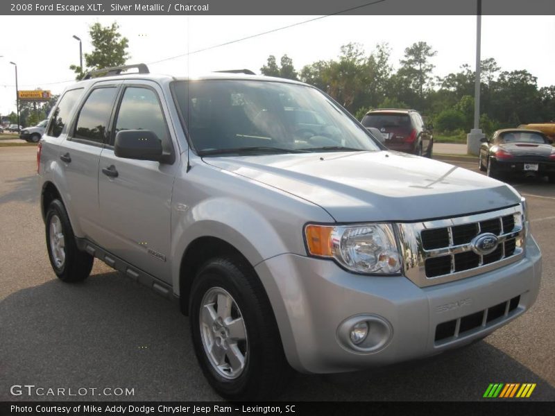 Silver Metallic / Charcoal 2008 Ford Escape XLT