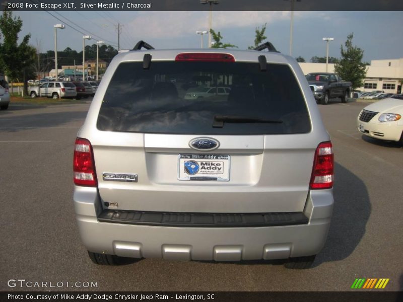 Silver Metallic / Charcoal 2008 Ford Escape XLT