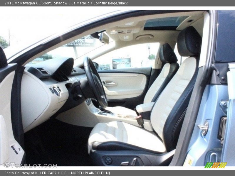  2011 CC Sport Cornsilk Beige/Black Interior