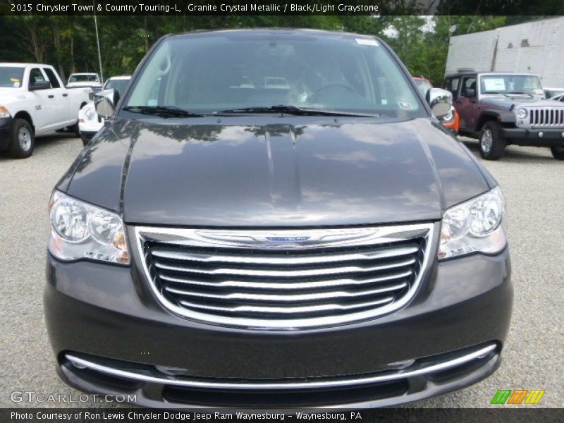 Granite Crystal Metallic / Black/Light Graystone 2015 Chrysler Town & Country Touring-L