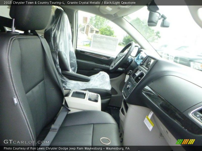 Granite Crystal Metallic / Black/Light Graystone 2015 Chrysler Town & Country Touring-L