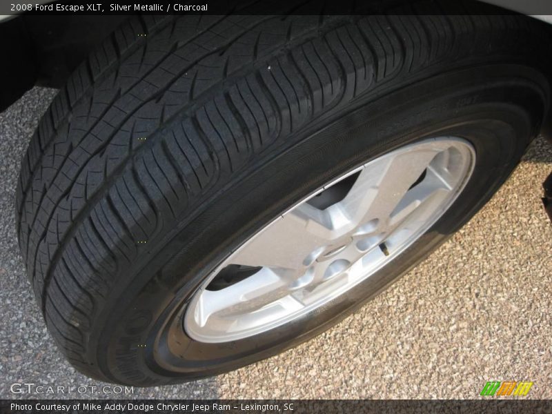 Silver Metallic / Charcoal 2008 Ford Escape XLT