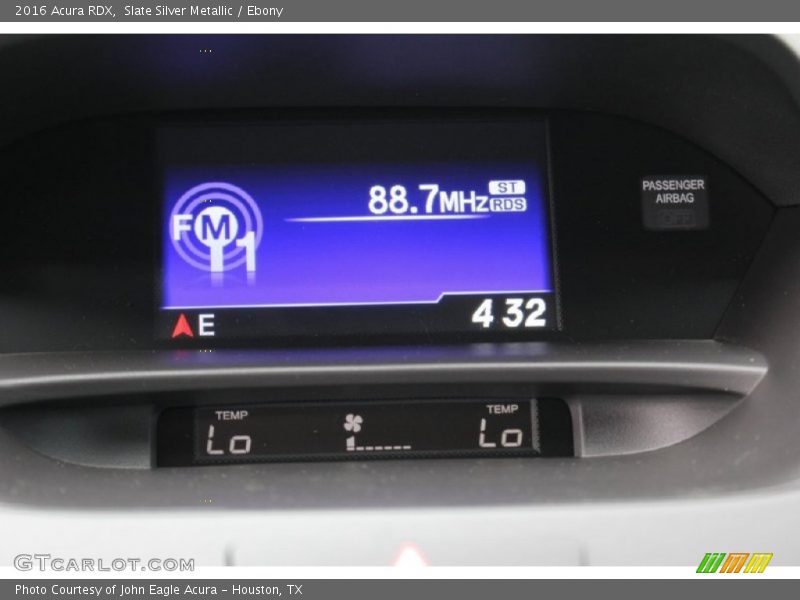 Slate Silver Metallic / Ebony 2016 Acura RDX