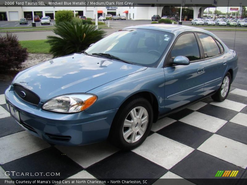 Windveil Blue Metallic / Medium/Dark Flint Grey 2006 Ford Taurus SEL