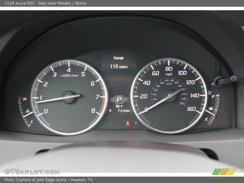 Slate Silver Metallic / Ebony 2016 Acura RDX