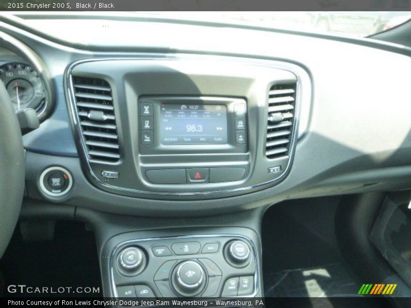 Black / Black 2015 Chrysler 200 S