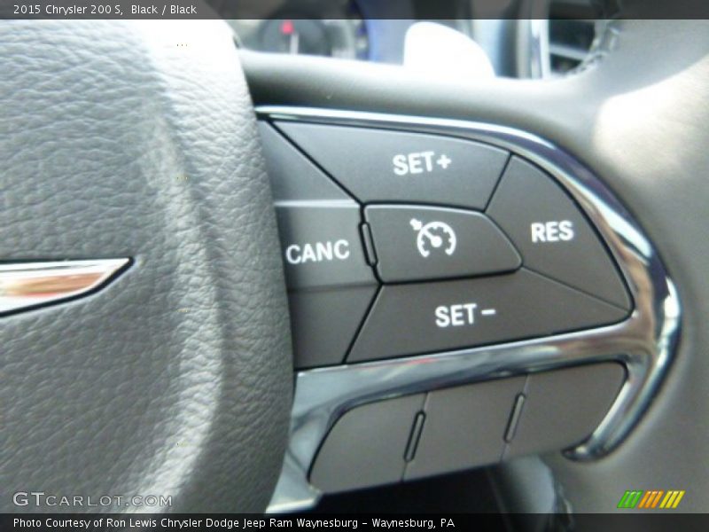 Black / Black 2015 Chrysler 200 S