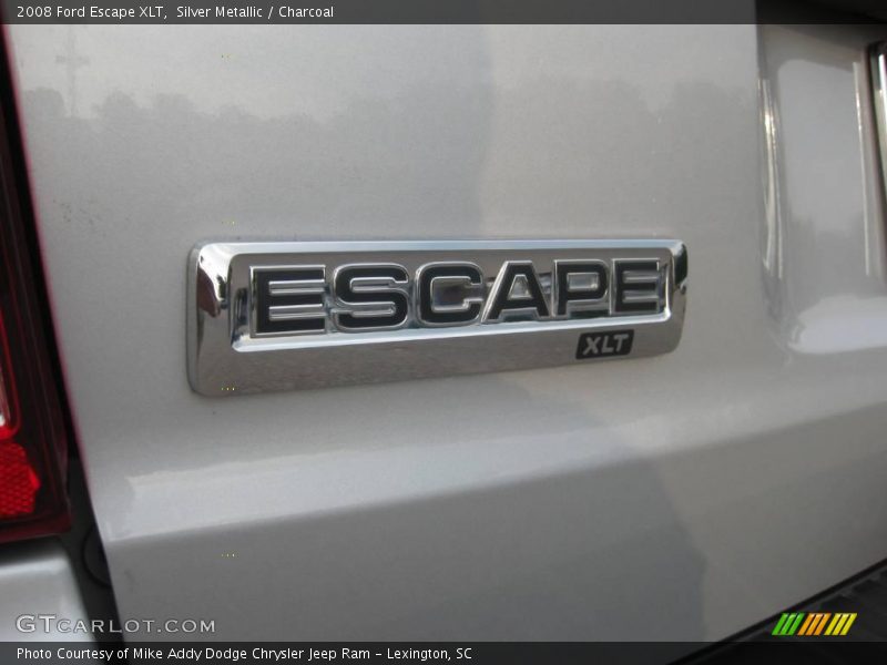 Silver Metallic / Charcoal 2008 Ford Escape XLT