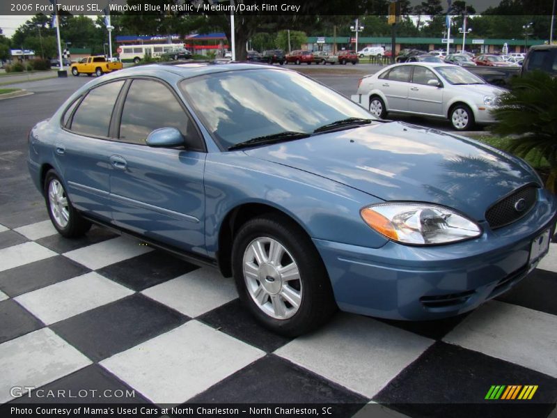 Windveil Blue Metallic / Medium/Dark Flint Grey 2006 Ford Taurus SEL