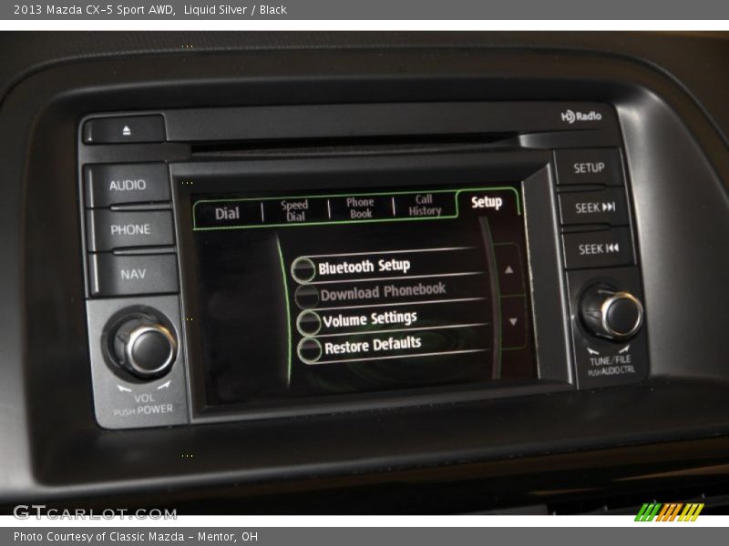 Liquid Silver / Black 2013 Mazda CX-5 Sport AWD