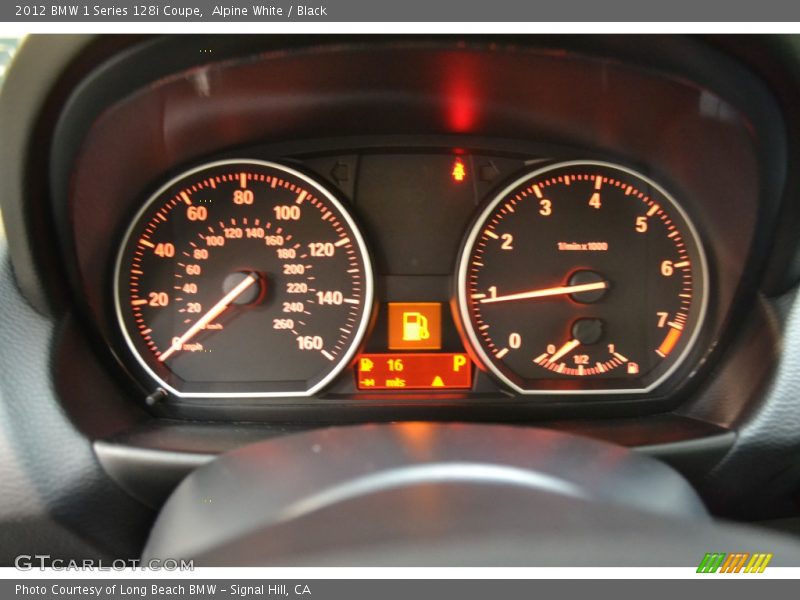 Alpine White / Black 2012 BMW 1 Series 128i Coupe