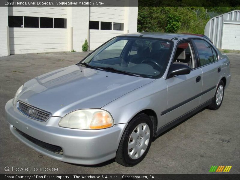 Vogue Silver Metallic / Gray 1998 Honda Civic LX Sedan