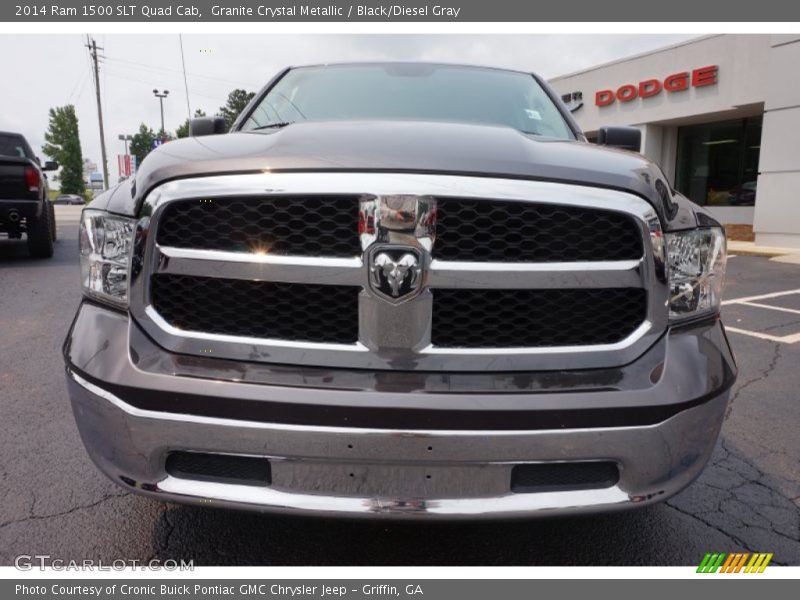 Granite Crystal Metallic / Black/Diesel Gray 2014 Ram 1500 SLT Quad Cab