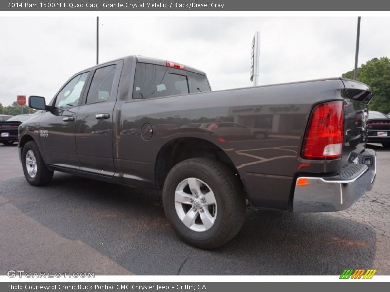 Granite Crystal Metallic / Black/Diesel Gray 2014 Ram 1500 SLT Quad Cab