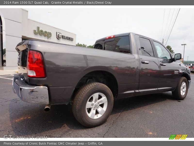 Granite Crystal Metallic / Black/Diesel Gray 2014 Ram 1500 SLT Quad Cab